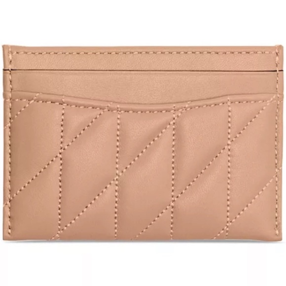 Coach quilted essentials wallet card case cream tan - Picture 5 of 5